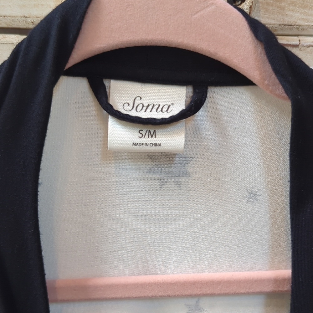 Soma, Cool Nights, Heavenly Zodiac Kimono Style Robe. Size, Small/Medium - Picture 3 of 8